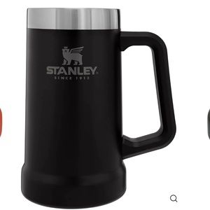 STANLEY ADVENTURE BIG GRIP BEER STEIN MUG 24 OZ MATTE BLACK